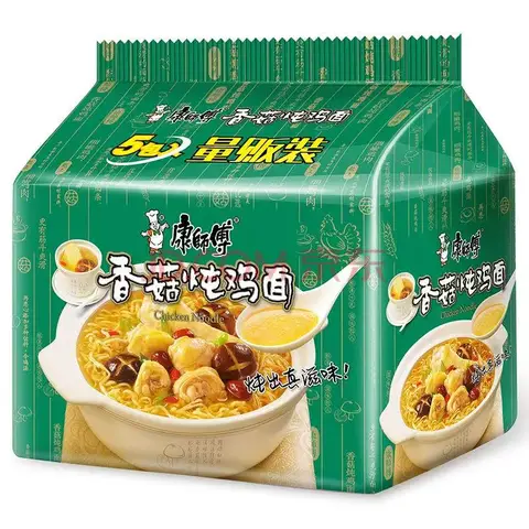Master Kong Instant Noodles Chicken Mushroom Flavour 100g*5
