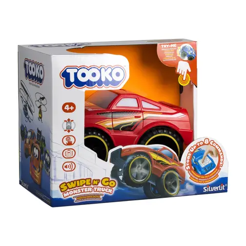 SilverLit Swipe N Go Monster Truck Red