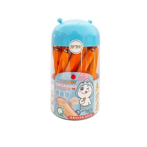 Chaoyouwei Kabeljau-Fischwurst, zart und zäh, Originalgeschmack 15 g*18