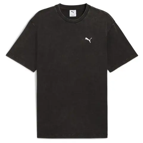 Puma Essentials Elevated Male Relaxed Wash Tee - Puma Black