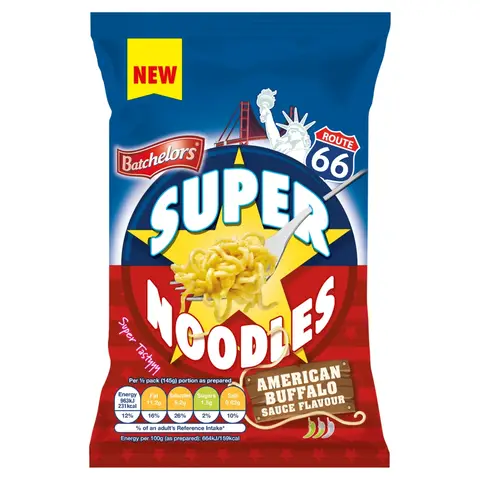 Batchelors American Buffalo Sauce Super Noodles 90g