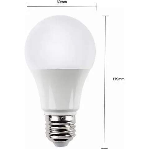 Aigostar LED A5 A60 Big Angle Lighting E27 15W 6500K - wit - gloeilamp