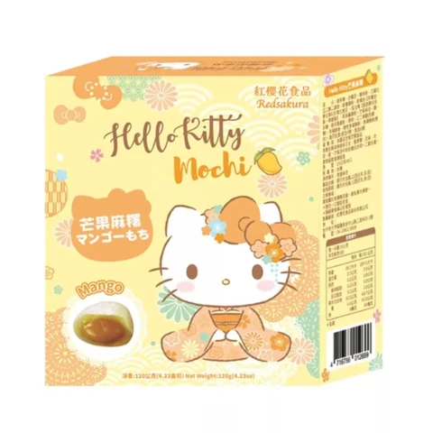 Red Sakura Hello Kitty Mango-Mochi (Box) 120 g