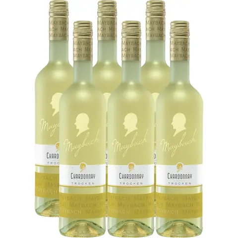 Maybach chardonnay weißwein trocken 6x0.75 L