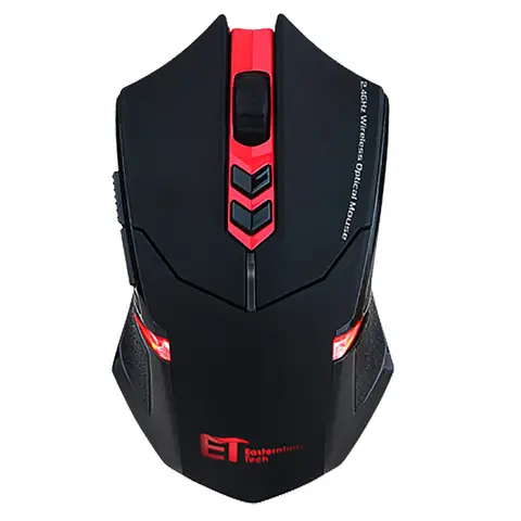 ET Souris gaming sans fil avec rétroéclairage - Noir