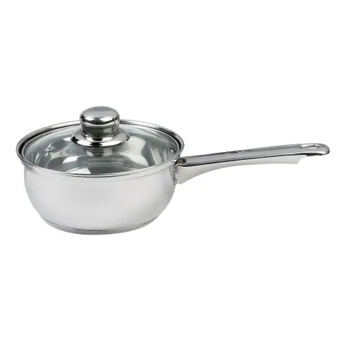 Sabichi 18Cm Essential Saucepan With Glass Lid