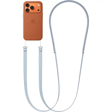 Apple - iPhone Crossbody Strap - Light Blue