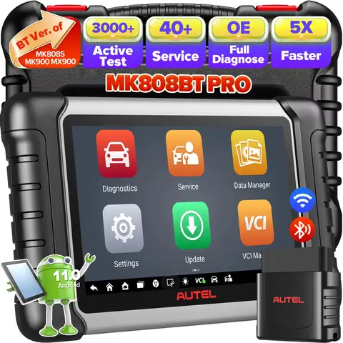 Autel MaxiCOM MK808BT PRO OBD2 Scanner Car Diagnostic Scan Tool Bluetooth Automotivo Scanner OBD2 Code Reader PK MK808KBT MK808S
