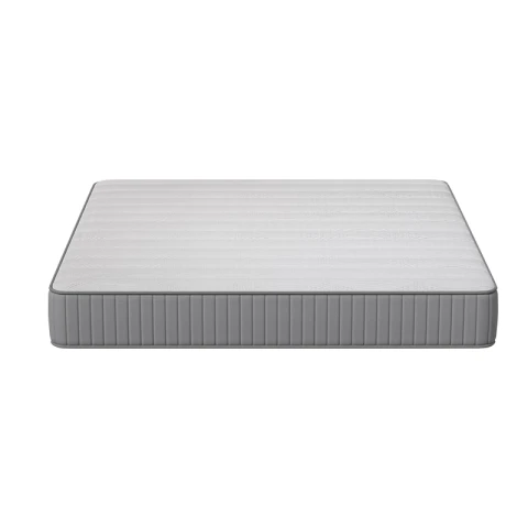 ochama x J.ZAO Springmatras - Ergonomisch 4-laags matras, medium zacht, vijf zones pocketvering, elastisch ondersteunend schuim, versterkte randen - Voor thuis/hotelgebruik, hardheid H2/3, drukverlichting en slaapcomfort - 90*200 cm