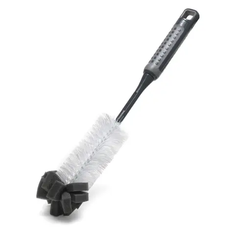 Addis ComfiGrip Long Handle Sponge Bottle Brush - Metallic Graphite