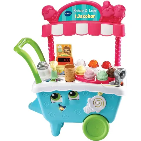 VTech Peuter Leer Scoop & Leer IJsjeswagen Speelset - Multicolor, 21,7 x 51,6 x 63,2 cm
