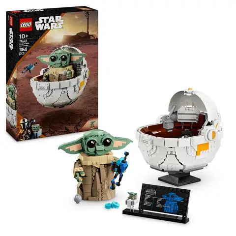 LEGO Star Wars 75403 Grogu™ avec Poussette Volante Set de Construction
