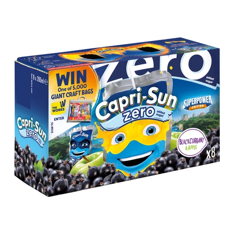 Capri-Sun Zero Blackcurrant 8 x 200ml
