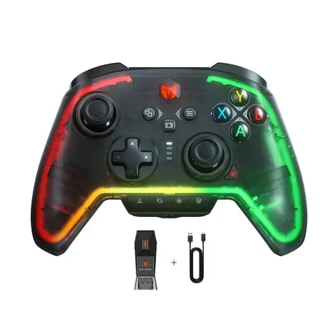 BIGBIG WON Rainbow 2 Pro Wired Pc Gaming Controller,BIGBIG WON Nintendo Switch pro Controller for tears of the kingdom Game,6-Axis Gyro,one key Wake-up,Macro,Turbo, Dual Shock, Custom Buttons,RGB Light for pc/switch lite/PS4