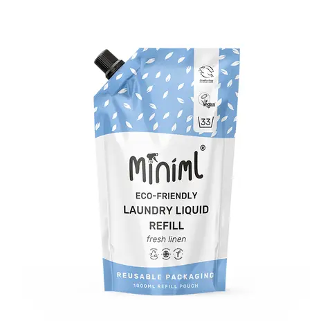 Miniml Laundry Liquid - Fresh Linen 1L Refill (30 Washes)