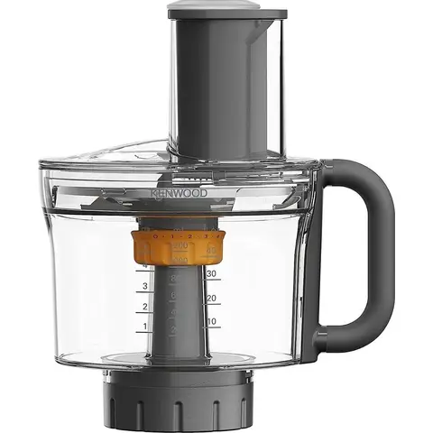 Kenwood MultiPro Küchenmaschine KAH65.000PL, Teigzubehör, 5 Schneidescheiben mit verstellbarer Schneidscheibe, ExpressDice-System, 1,2 L Fassungsvermögen, Zubehörtasche, Silber