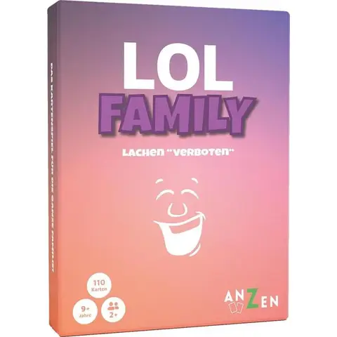 LOL FAMILY – Lachen Verboten | Lustiges Kartenspiel ab 8-10 Jahren | Geschenke für Mädchen & Jungen | Familienspiel | LOL Spiel | Brettspiel | Reisespiel | Kinderspiel Geburtstagsgeschenk