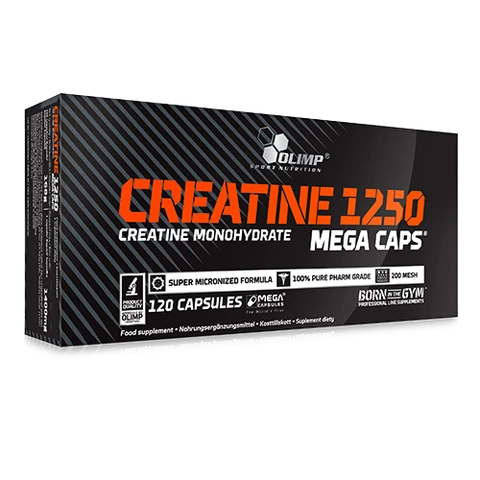 Body&Fit Olip Supplements Creatine Mega Caps 1250 Compléments alimentaires - 120 capsules