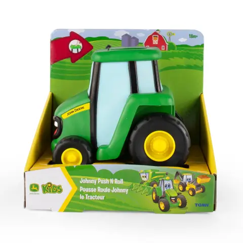John Deere KIDS 1st Farming Fun Push & Roll Johnny Tractor