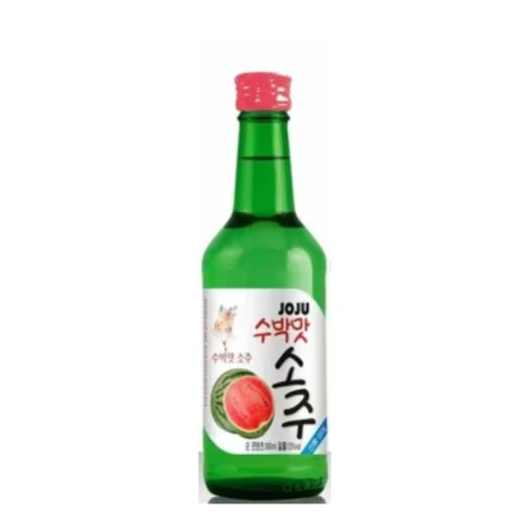 JOJU韩国果味烧酒 - 西瓜味 JOJU Korea Fruit Soju - Watermelon Flavor 360ml