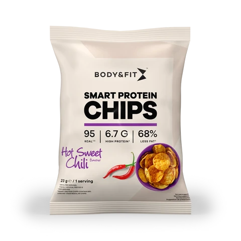 Body&Fit Smart Chips Pittig Zoete Chili 276 gram (12 zakjes)