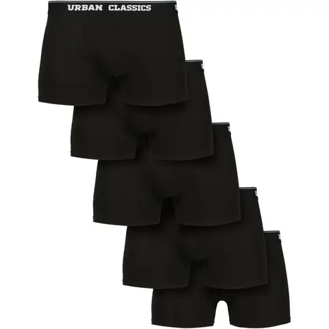 Urban Classics Bio-Boxershorts 5er-Pack Unterwäsche - Schwarz S