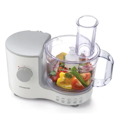 Kenwood Compact Food Processor - 400W, 1.4L, White, Blender, Emulsifying, Chopping Blande, Shredder Disc, FP120A