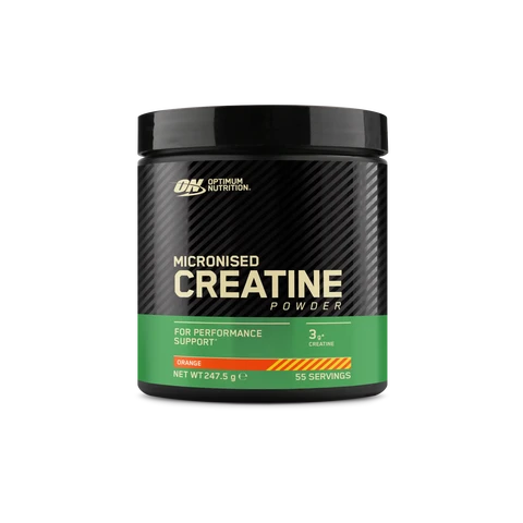 Optimum Nutrition Micronised Creatine, Oranje 247.5g (55 porties)