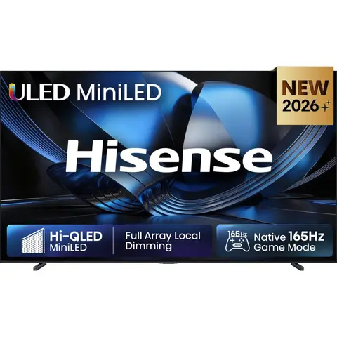 Hisense 100U7DSE 100 Zoll ULED Mini LED 4K Smart TV – 165 Hz, Dolby Atmos, VIDAA Smart OS