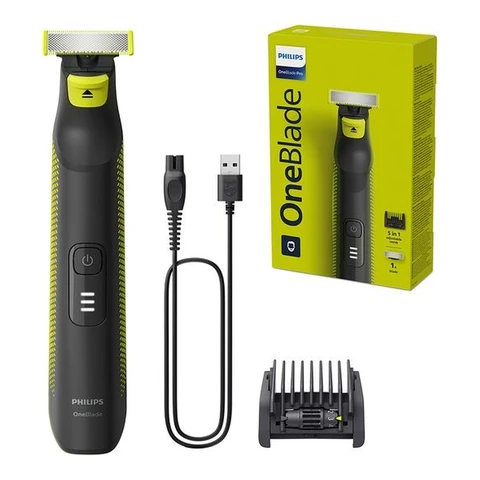 PHILIPS QP6542/15 - Haartrimmer - Profi, schwarz/grün, geräuscharm