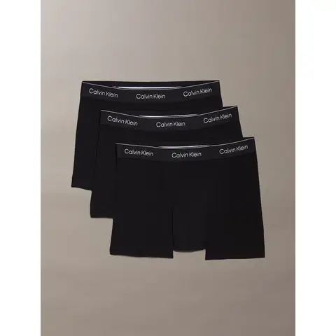 Calvin Klein TM6 relaxed fit trunks, 3-pack, zwart met DTM, heren, 3XL