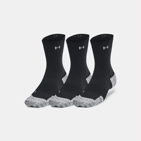 Under Armour Unisex Armour Dry Run Cushion 3 Pack Mid-Crew Socks