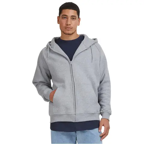 Urban Classics Zip Hoody Sweat & Fleece - Kapuzenjacke mit Reißverschluss grau M