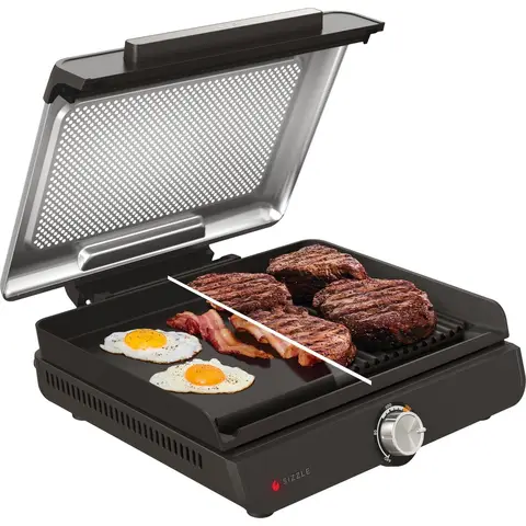 Ninja Sizzle GR101EU Rookvrije Contactgrill en bakplaat