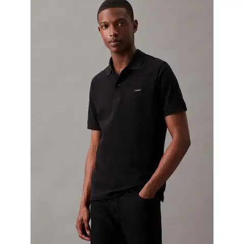 REKKER POLO MET KNOPEN CK ZWART HEREN S