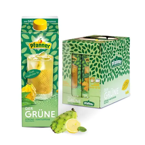 PFANNER The Green Lemon Cactus 6x2L Tetra Pak