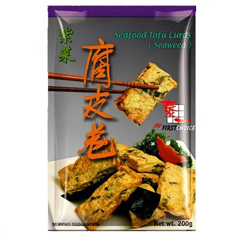 First Choice Seafood Tofu Curds （Seaweed）200g