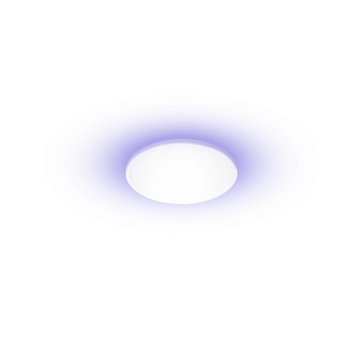 Yeelight Smart Deckenleuchte, ultraflach, 0,98 Zoll dünn, IP54, RGB-Hintergrundlicht, WLAN, App-Steuerung, Sprachsteuerung, ABS + PC, YLXDD-0033, Neuheit im Jahresstart, Top-Geschenkideen