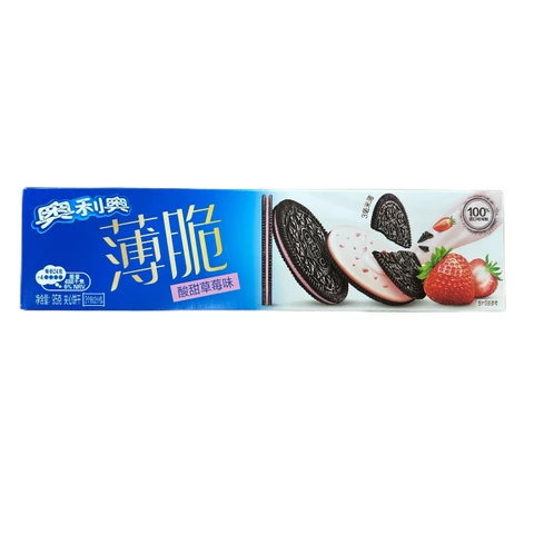 Oreo Thins Biscuits saveur fraise - 95 g