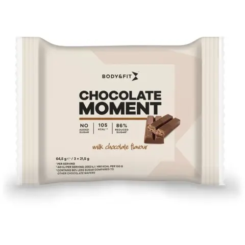 Body&Fit Chocolate Moment Gaufrettes au chocolat - 14 x 64,5 g 