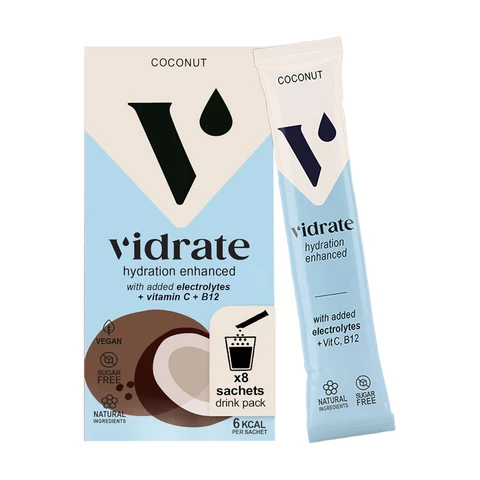 Vidrate Hydration Powder Coconut Flavour - 10 x 3g
