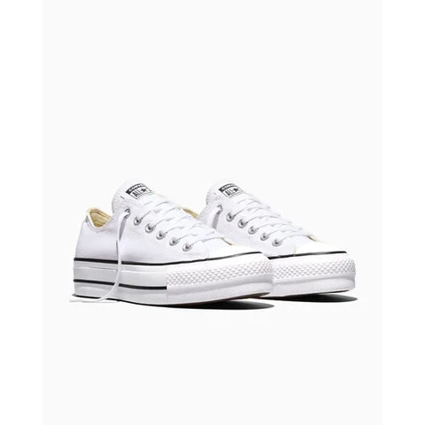 Converse Chuck Taylor All Star Lift Platform Canvas Women's Low-Top Shoes - White
