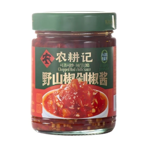 NONG GENG JI Sauce aux piments hachés de montagne sauvage 240 g