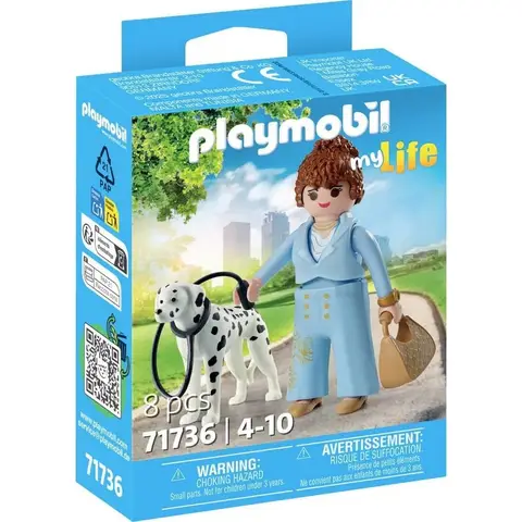 PLAYMOBIL 71736 Geschäftsfrau mit Dalmatiner