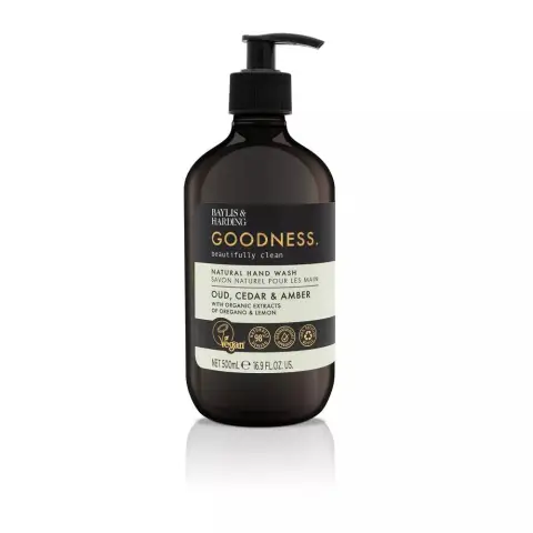 Baylis & Harding Goodness Oud Cedar & Amber Natural Hand Wash 500ml
