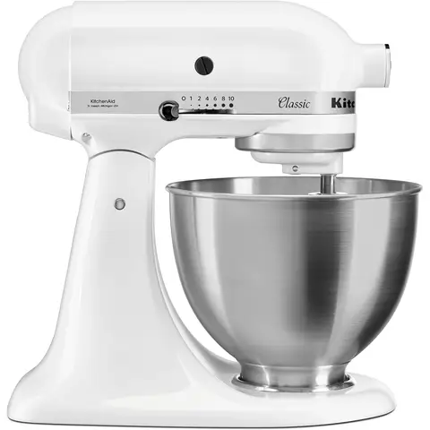 KitchenAid 5K45SSEWH kitchen machine classic, white, mixer