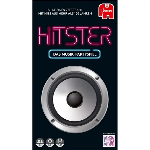 Hitster Original, EIN Party- und Kartenspiel für Erwachsene und Familien - 2 bis 10 Spieler ab 16 Jahren, Deutsch (DE)