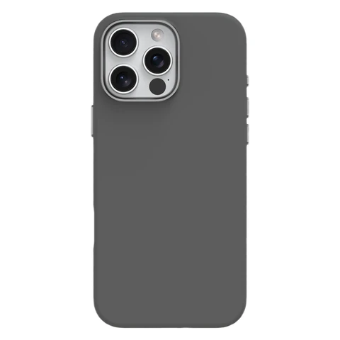 COMMA Nature Series Magnetic Silicone Phone Case - iPhone16 Pro Max - Grey