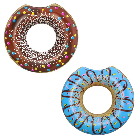 Bestway Bouée anneau gonflable Donut - Chocolat