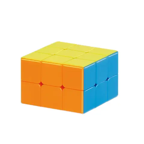 2x3x3 Würfel-Puzzle, ohne Aufkleber, einfarbig, für Anfänger geeignetes Speed Cube